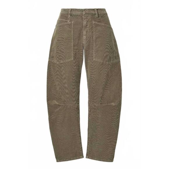 NEW NILI LOTAN shon corduroy pant in army grey - Picture 4 of 4